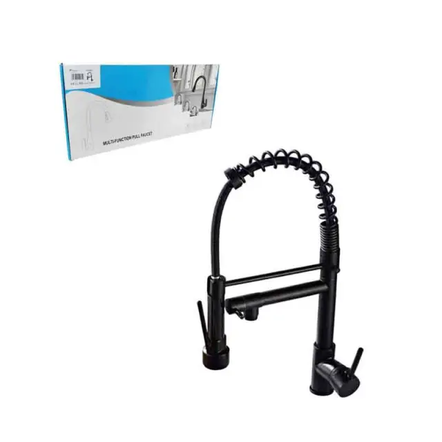 Μπαταρία Κουζίνας Μαύρη - Βρύση Κουζίνας - Kitchen faucet 0235023