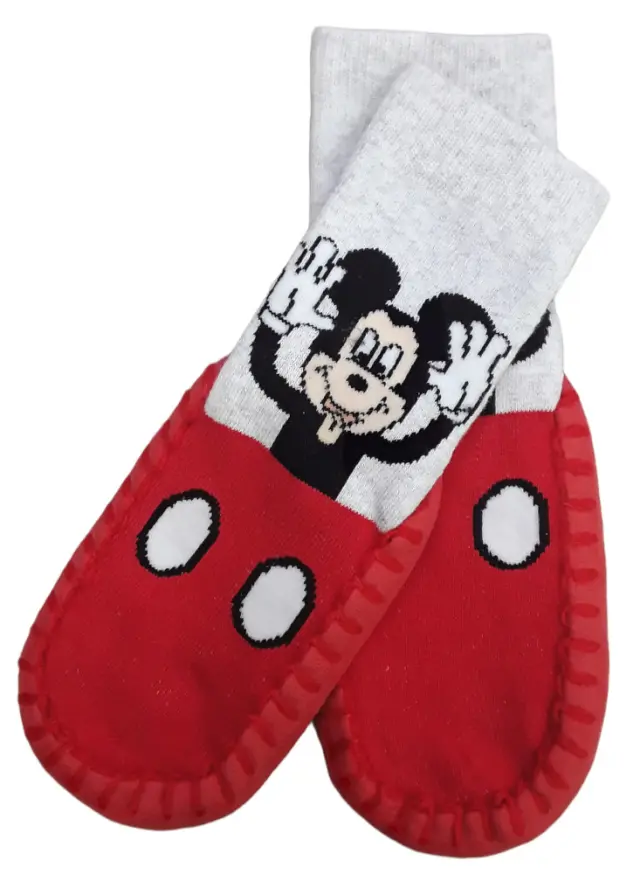 Καλτσοπαντόφλες Mickey Red Grey 7120311 - 23-24 2