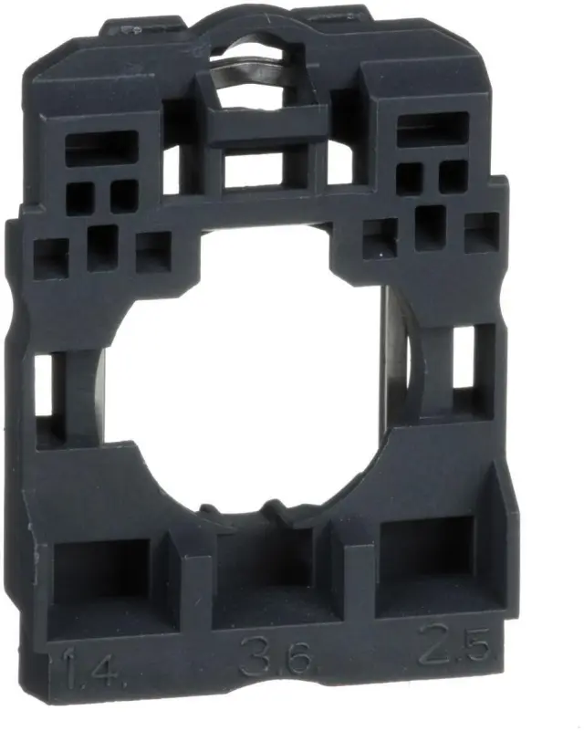 Harmony XB5, Body/fixing collar for electrical block, plastic