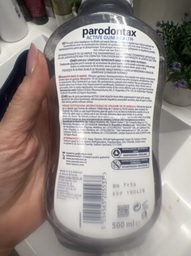 Parodontax Active Gum Health Στοματικό Διάλυμα Καθημερινής Χρήσης Με Γεύση Μέντας 500 ml