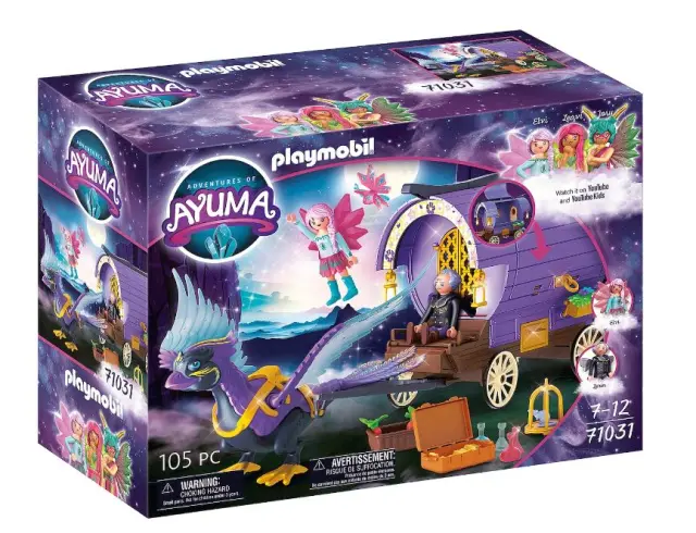 Playmobil Adventures of Ayuma: Νεραϊδοάμαξα με Πουλί Φοίνικας (71031)