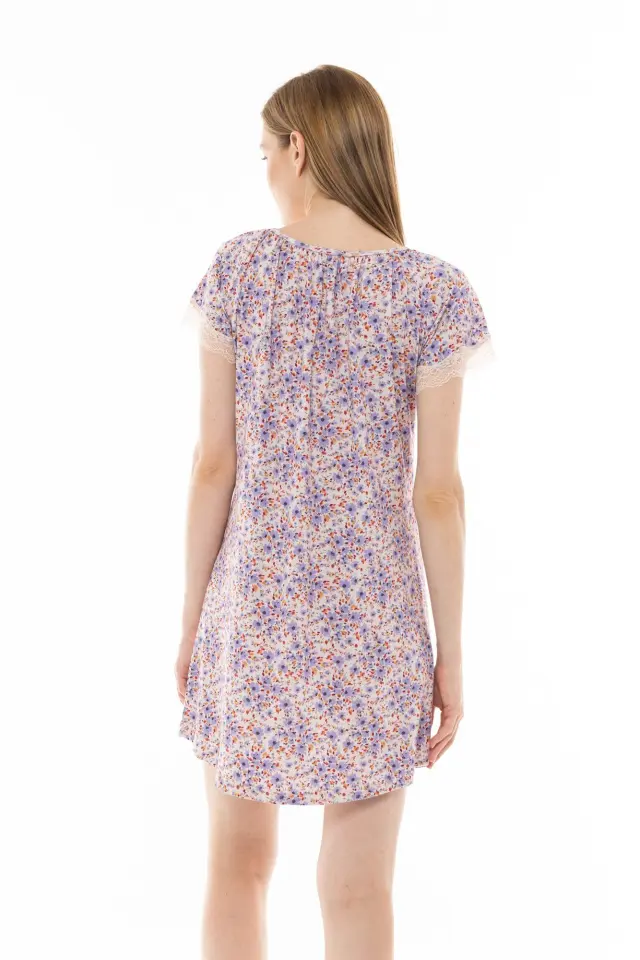 S1251 - Type - NIGHTGOWN VIOLETE FLOWER 3