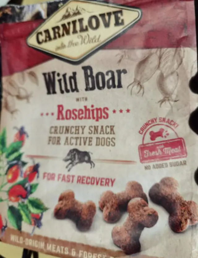 Carnilove Fresh & Crunchy Snack Σκύλου Wild Boar with Rosehips 200gr Μονόχρωμο