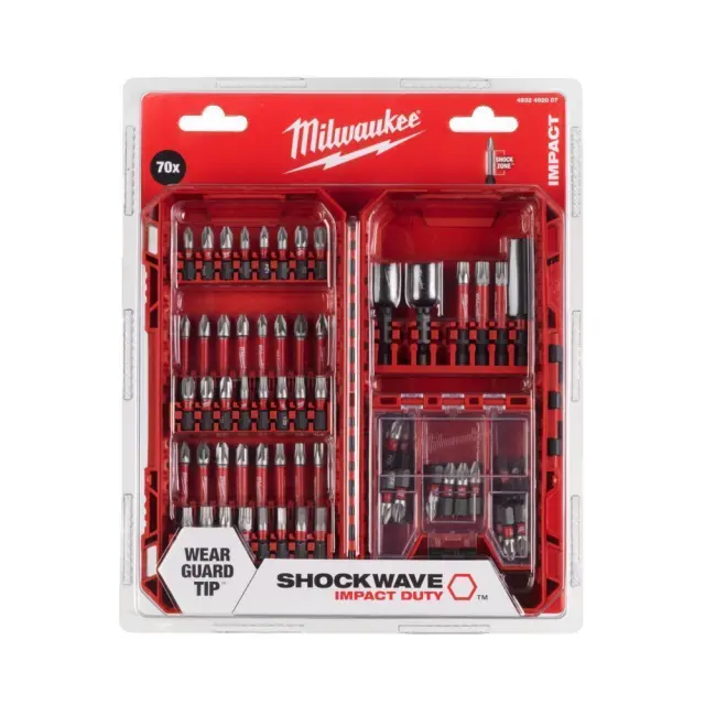 Milwaukee 4932492007 - SET 70ΤΜΧ SHOCKWAVE DRIVE MW 2