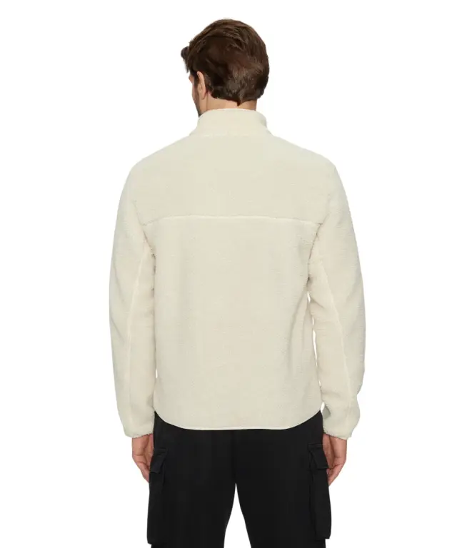 Napapijri - Ανδρική Ζακέτα Fleece T-Tynik fz Regular Fit NP0A4IA9-N1J Εκρού - 3XL 2