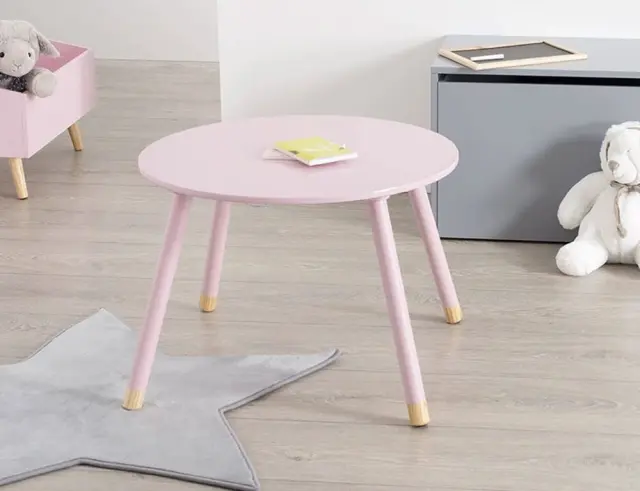 Παιδικό Τραπεζάκι Sweetness Atmosphera For Kids με διαστάσεις 60x60x43.5cm - Pink 127152A