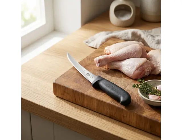 Μαχαίρι Ξεκοκαλίσματος Victorinox Fibrox με μήκος λεπίδας 12cm - Black5.6613.12