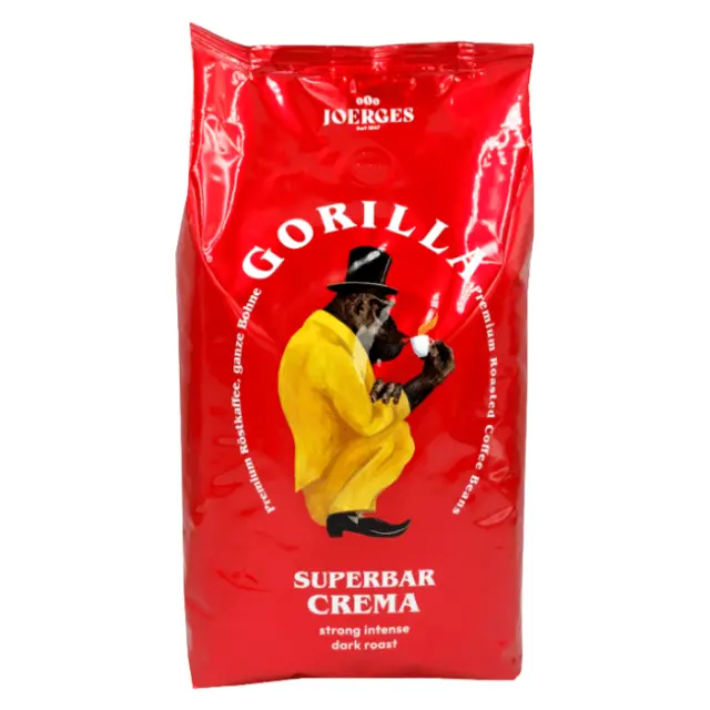 Gorilla Καφές Espresso Arabica Super Bar Crema σε Κόκκους 1kg