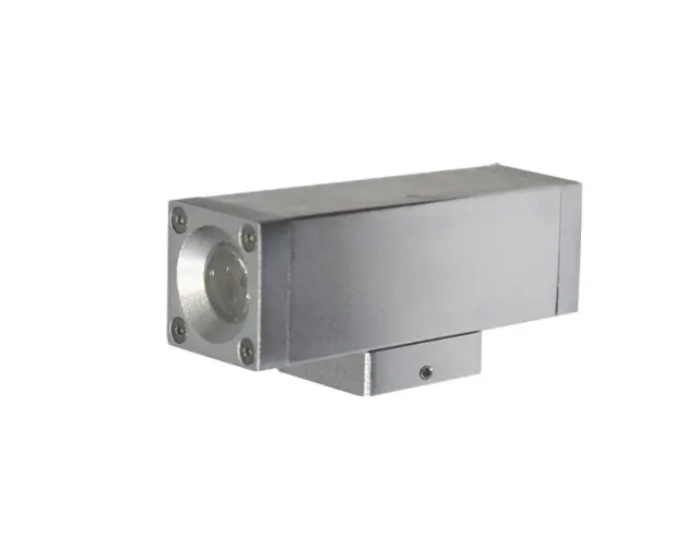 LED ΣΠΟΤ 9221 UP-DOWN ΑΛΟΥΜΙΝ.ΤΕΤΡΑΓ.ΕΠΙΤ.ΑΣΗΜΙ 2x1W ΜΠΛΕ