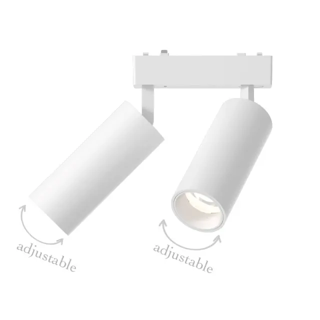 InLight Φωτιστικό LED 2x9W 3CCT για Ultra-Thin μαγνητική ράγα σε λευκή απόχρωση D:16cmX4,4cm (T05205-WH) 2