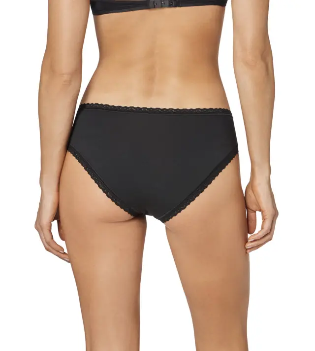 Sloggi 24/7 Βαμβακερά Σλιπ Hipster Weekend Γκρι/Μαύρο/Λευκό 3-Pack - S 2