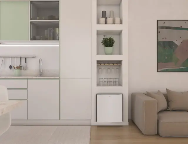Ψυγείο Mini Bar Candy CHASD4351EWC με Χωρητικότητα 42L, Ενεργειακή Κλάση E και Ύψος 51cm34005397 2