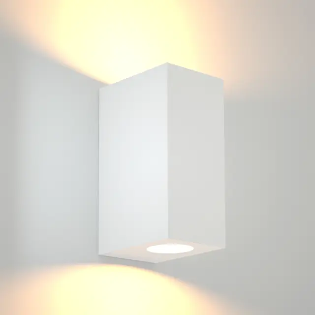 it-Lighting Havasu 2xGU10 Outdoor Up-Down Wall Lamp White D14.7cmx9cm (80200324) 2