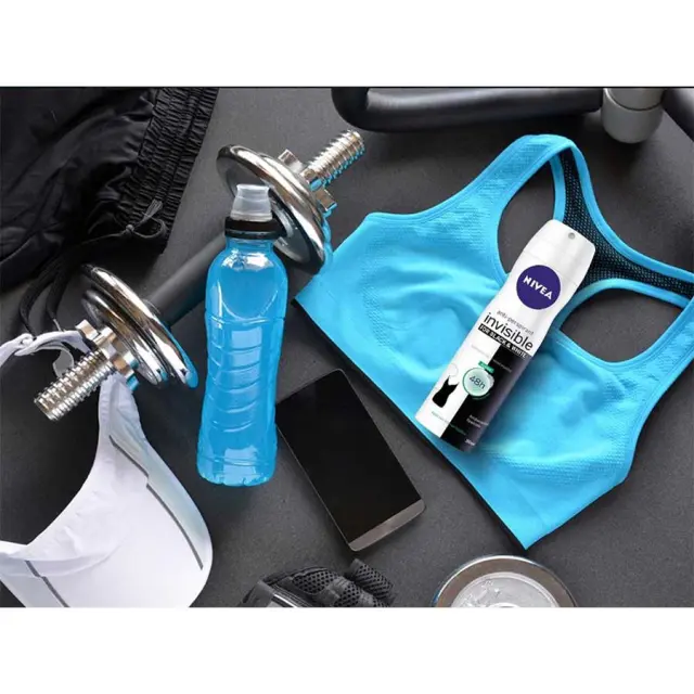 Nivea Deo Black + White Active Invisible Spray Γυναικείο 150ml 2