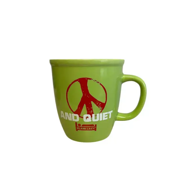 Κούπα Plain Lazy Peace and Quiet | 400ml
