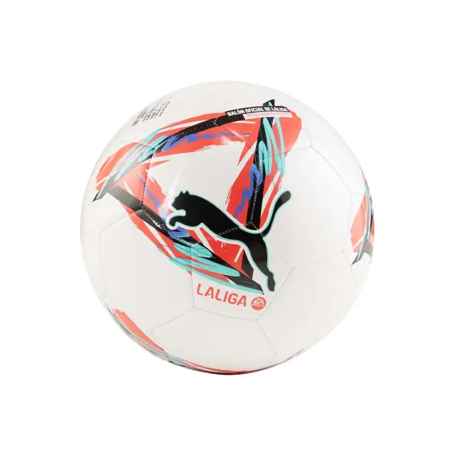 Puma Orbita La Liga Size 5 Foot Ball Άσπρο - Κόκκινο 084288-01 (Puma) - 5