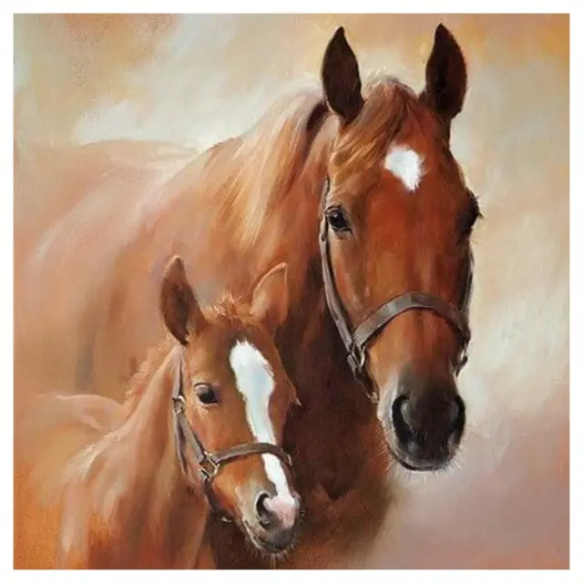 Χαρτοπετσέτα για Decoupage Ambiente Horse With Foa, 1τεμ