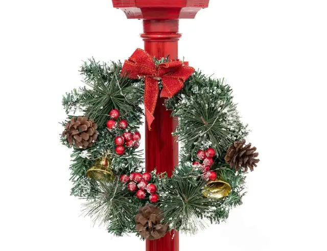 Διακοσμητικό Φανάρι Fééric Lights & Christmas με 74 φωτάκια LED και ύψος 184cm - Θερμό Λευκό 190923 2
