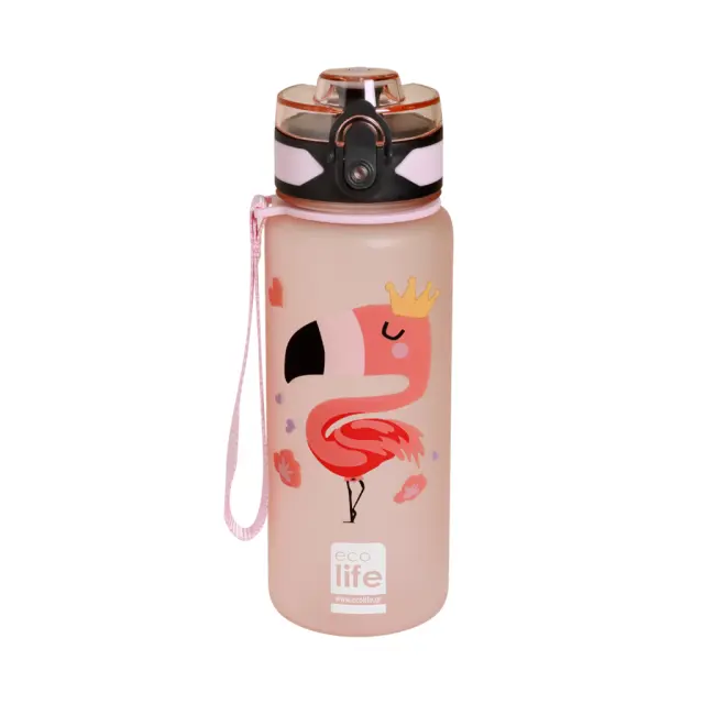 Tritan Bottle Flamingo 500ml/ 33-BO-2315 (Ecolife)