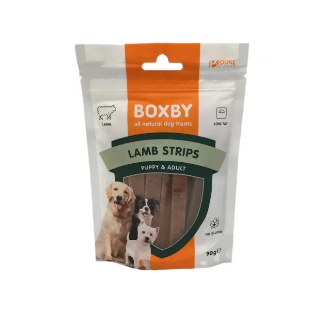 Boxby - Lamb Strips Gluten Free - PL10798 - Pet Supplies
