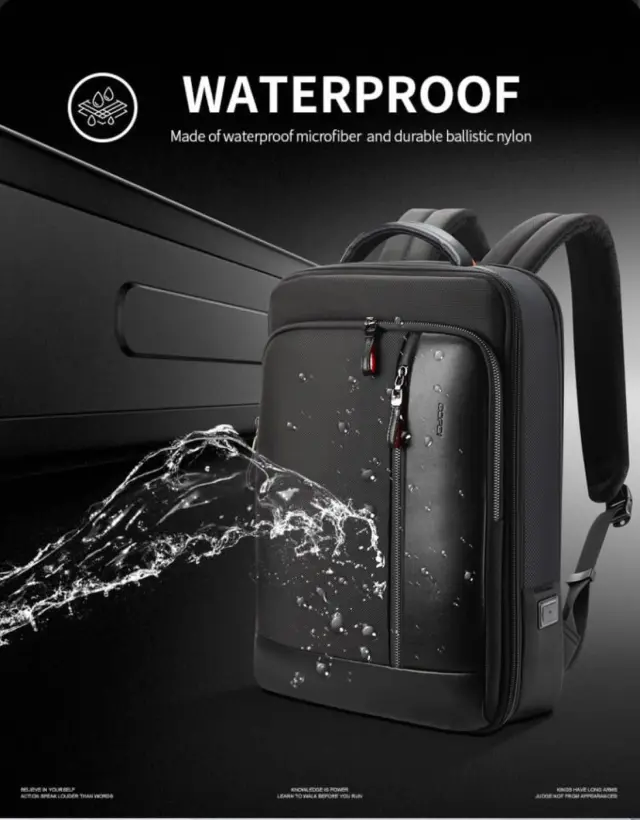 Σακίδιο πλάτης Αντικλεπτικό 24L Laptop 15,6 Bopai 751-006641A μαύρο - One Size 2