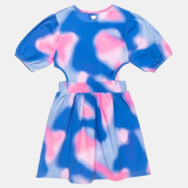 Φόρεμα tie dye με ανοίγματα στη μέση 3