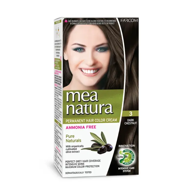 Mea Natura Set Χωρίς Αμμωνία 60ml 3 Καστανό Σκούρο-20354
