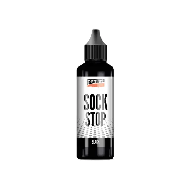 Αντιολισθητικό χρώμα Sock Stop, Pentart 80ml, Μαύρο