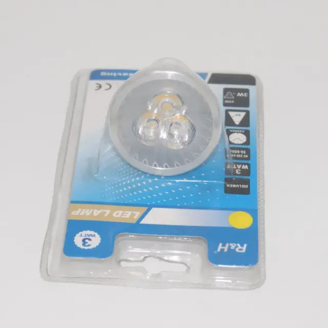 LED ΛΑΜΠΑ GU10/3W/3000K 0728 2