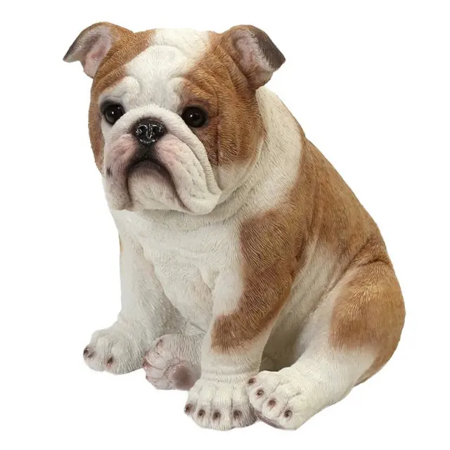 Φιγούρα σκύλος bulldog πολυρεζίν 20x14,5x19,5cm Espiel KUL207