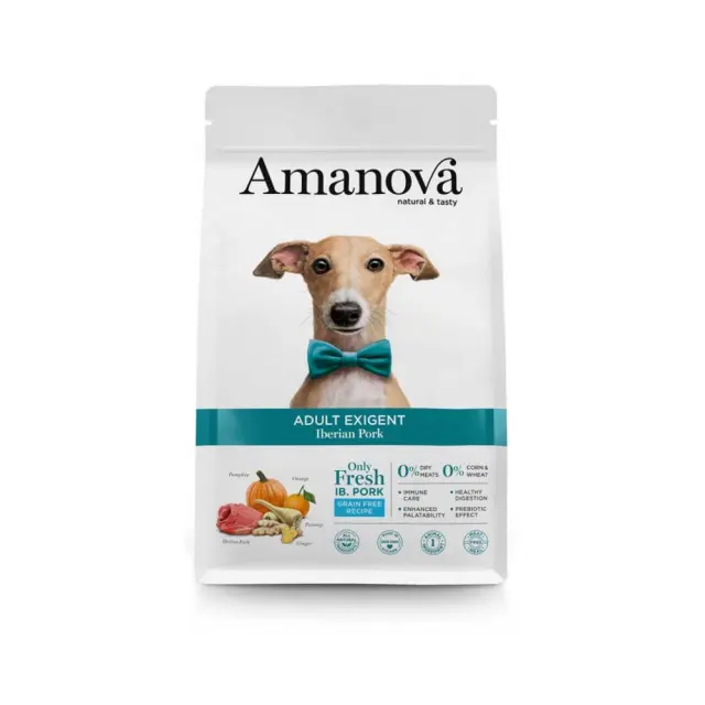 Amanova Grain Free Adult Exigent Iberian Pork 2Kg Μονόχρωμο