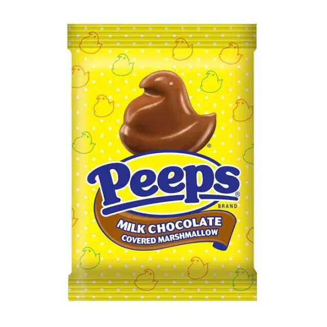 Peeps Milk Chocolate Covered Chick 28gr (Aνάλωση κατά προτίμηση πριν από 30/06/25)