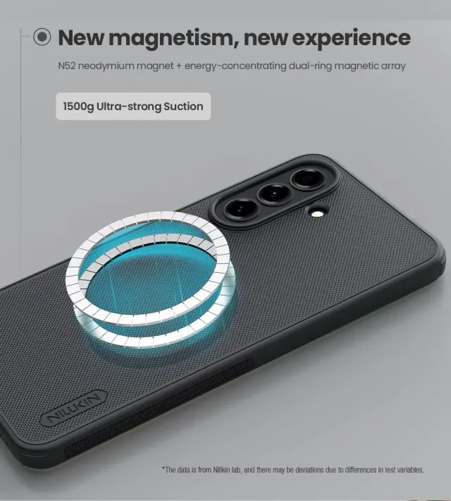 Nillkin Super Frosted PRO Magnetic Back Cover for Samsung Galaxy A57 Black 3