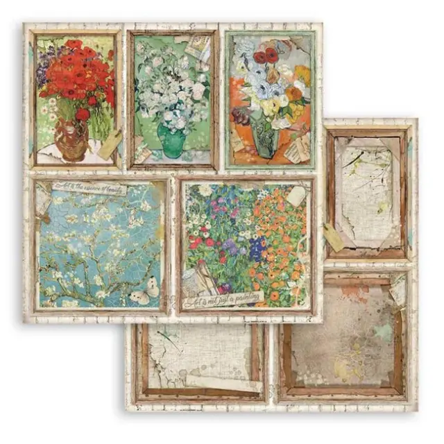 Χαρτί Scrapbooking Stamperia Διπλής Όψης - Cards - 31x30cm