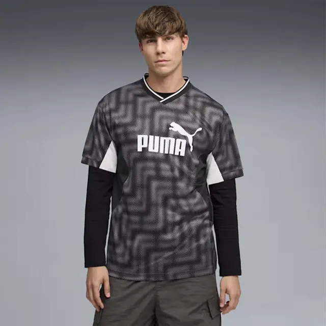 Puma Men's Essentials Block Relaxed Football Jersey Μαύρο 692194-01 (Puma)