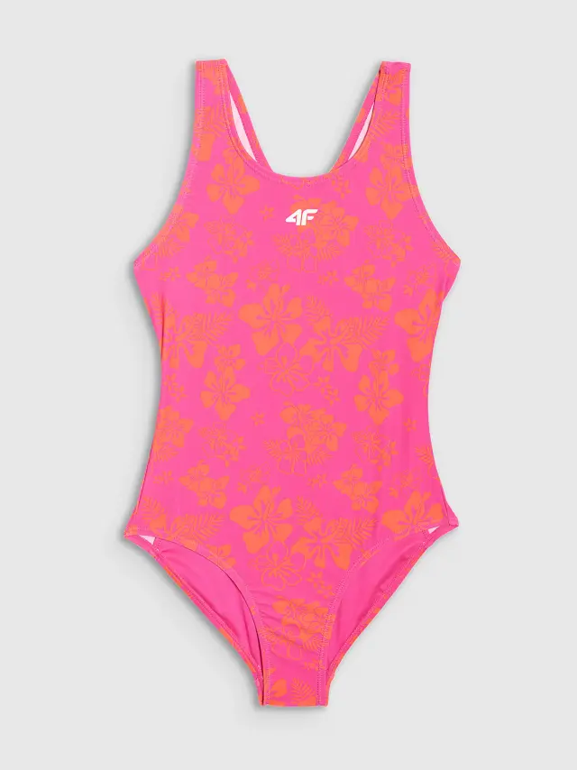 4F Swim Suit Pink Allover 4FJWSS26USWSF116-54A - 146/152