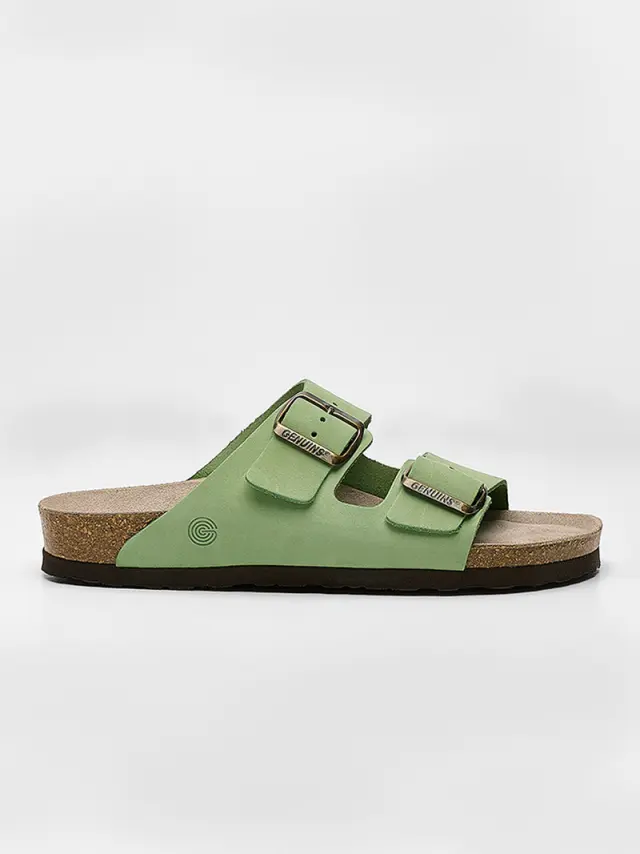 Genuins Πέδιλα Γυναικείο δέρμα Nubuck Πράσινο GEN/HAWAII APURE G106558 SALVIA 3