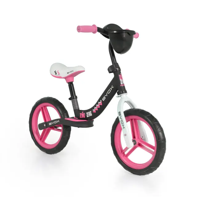 BYOX - Balance bicycle Zig zag pink - 3800146201302 2