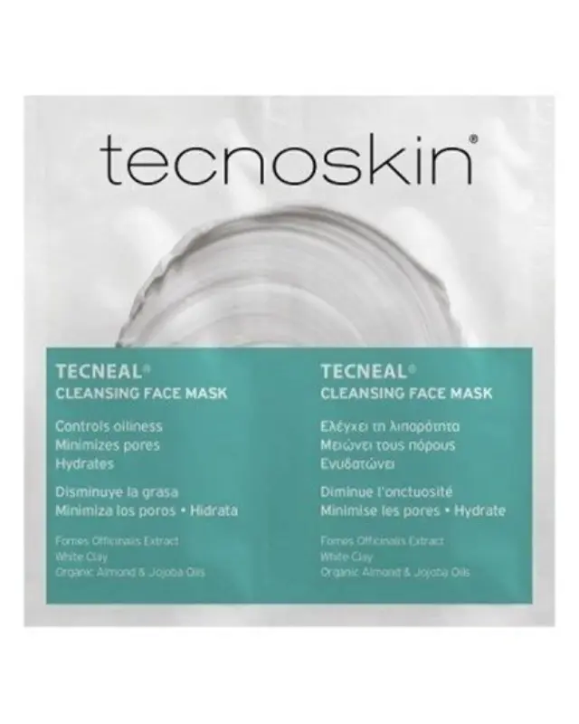TECNOSKIN Tecneal Face Cleansing Μάσκα Προσώπου Για Βαθύ Καθαρισμό 1τμχ.