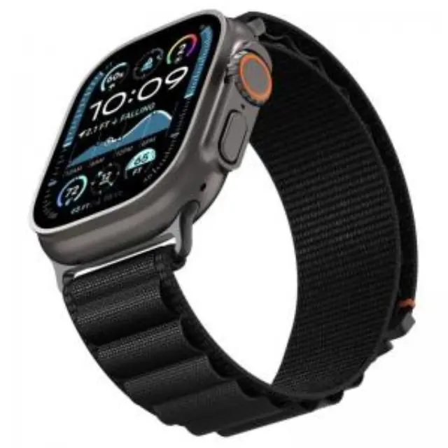 Λουράκι Spigen Apple Watch (44/ 45/ 46/ 49mm) WBF1 Μαύρο N69267 2