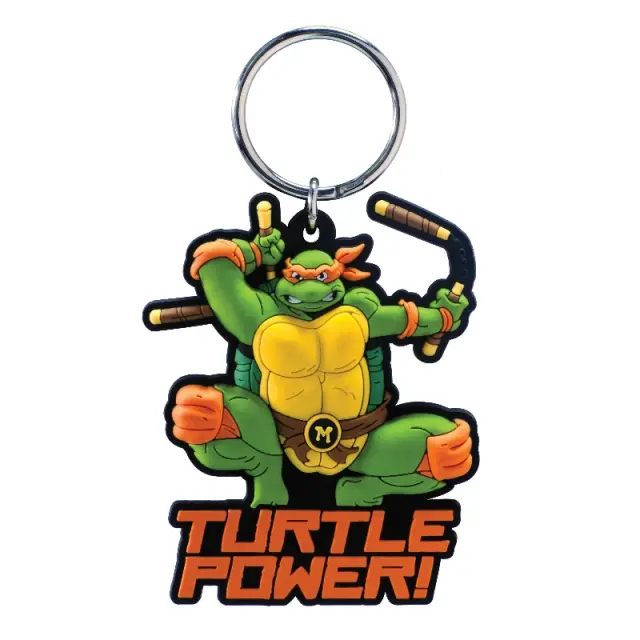 Μπρελόκ TEENAGE MUTANT NINJA TURTLES - Michelangelo - Soft Touch Keychain 63028