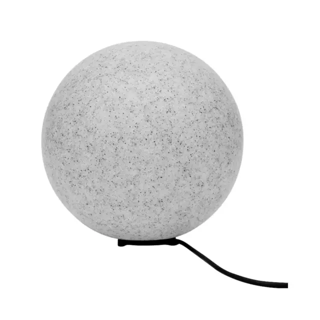 MegaLight 180263 - Shining Stone 38 Εξωτερικός Διακοσμητικός Φωτισμός E-27 Γκρι-λευκό, Φινίρισμα Πέτρας