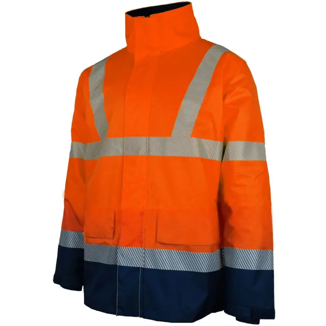 Αδιάβροχο Ανακλαστικό Μπουφάν Lacuna Atria orange/navy - 2XL