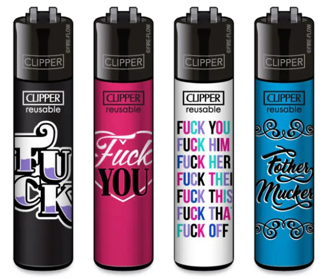 Clipper Αναπτήρας Μεγάλος - F@ck Collection (Ειδική έκδοση 18+)