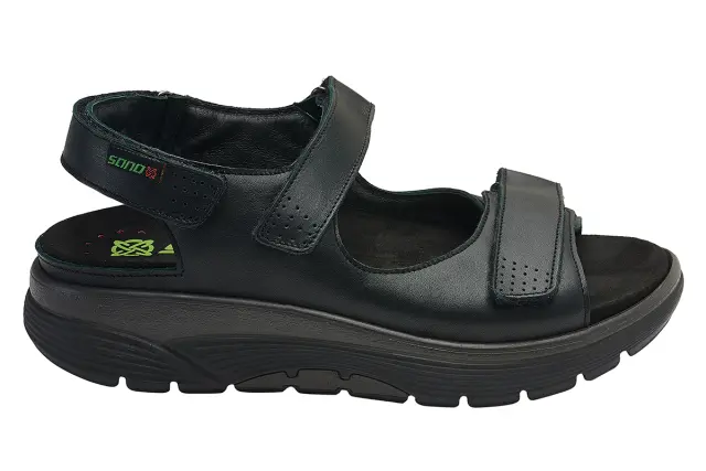 Mephisto/Sano Πέδιλα Γυναικείο δέρμα Μαύρο SAN/NORINE BLACK 3