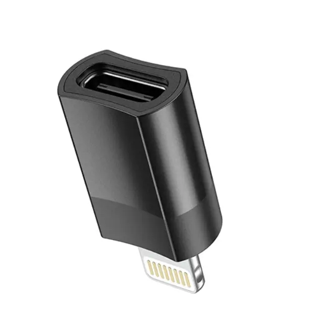 Hoco UA17 USB-C 2.0 to Lightning Adapter Black (HC-UA17LC) 2