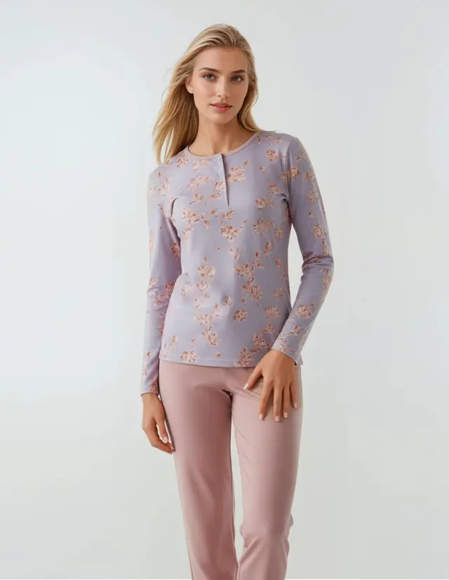 W637 - Type - PYJAMA GLAMOUR FLOWER - S 2