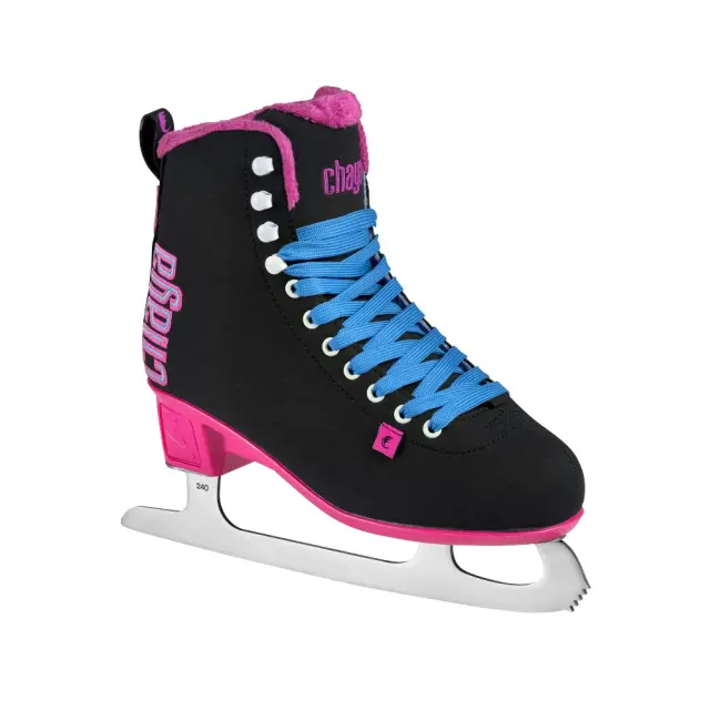 Chaya Ice Skates Classic Black/Pink - Μαύρα/Ροζ παγοπέδιλα για ενήλικες - 41