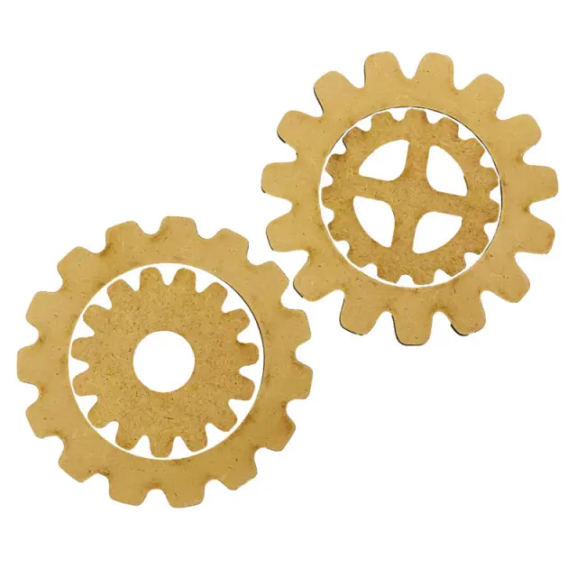 Διακοσμητικά σχέδια MDF, Stamperia, Γρανάζια, 2 τεμ.