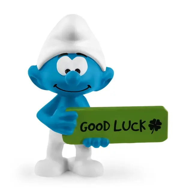 Schleich Στρουμφάκι με Πινακίδα Good Luck SCH20829